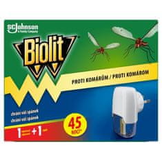 SC Johnson Biolit elektrický odpařovač proti komárům s tekutou náplní 45 nocí KOMPLET