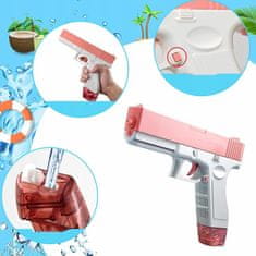 bHome Automatická vodní pistole Spray se zásobníky růžová