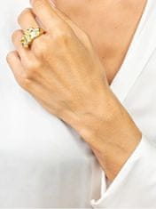 Marc Malone Originální masivní prsten Blake Gold Ring MCR23059G