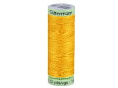 Gutermann Polyesterové nitě Gütermann Jeans návin 30 m - žlutá tmavá