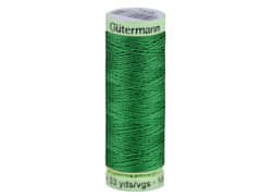 Guterman Polyesterové nitě Gütermann Jeans návin 30 m - zelená trávová