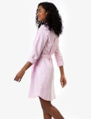 U.S. Polo Assn. Dámské šaty SOLID OXFOR růžové XS