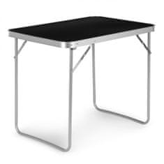 ModernHome Campingový rozkládací stůl Tena 70x50 cm černý