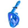 Dětská celoobličejová šnorchlovací maska XS Modrá