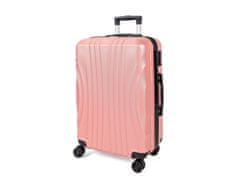 Mifex Cestovní kufr V83 růžovozlatý,58L,střední,TSA