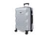 Mifex  Cestovní kufr V265 stříbrný,99L,velký,TSA