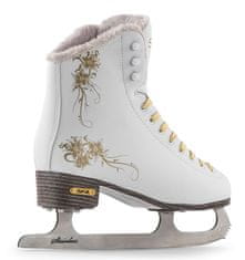 SFR Glitra Children's Ice Skates - White - UK:2J EU:34 US:M3L4