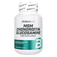 BioTech USA MSM Chondroitin Glukosamine, 60 tablet