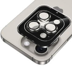 Hofi Camring ochranné sklo na kameru na iPhone 15 Pro / 15 Pro Max, tmavěmodré
