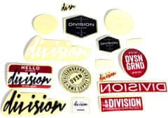 DIVISION Assorted Sticker Souprava