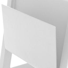 Hespéride Hliníkový stolek s držákem na noviny ALLURE barva bílá