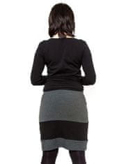 Be MaaMaa Těhotenská sukně Be MaaMaa - LORA černá/grafit - M (38)