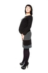 Be MaaMaa Těhotenská sukně Be MaaMaa - LORA černá/grafit - M (38)