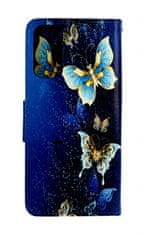 TopQ Pouzdro Samsung A14 knížkové Kouzelní motýlci 112858