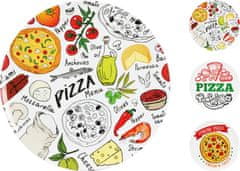 EXCELLENT Pizza talíř 33 cm design ITALIAN PIZZA