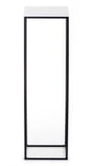 Dekorstyle Květinový stojan CHARR 80 cm černý/bílý
