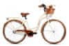 COLOURS dámské jízdní kolo, kola 28”, výška 160-185 cm, 3-rychlostní, krémová Hnědá Kola