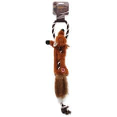 Skinneeez Hračka Dog Fantasy liška s provazem 57,5cm