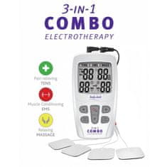 Body-Clock Body Clock 3-in-1 Combo - elektroterapeutický přístroj s 22 programy TENS, EMS, MASÁŽ
