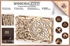 Wooden city 3D puzzle Kinetický obraz 185 dílů