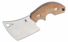 Kizer 1039C2 Butcher kompaktní nůž ve tvaru sekáčku 6,2 cm, hnědá, Micarta, Stonewash, pouzdro kydex
