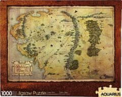 Aquarius Puzzles Puzzle Hobit: Mapa Středozemě 1000 dílků
