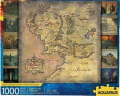 Aquarius Puzzles Puzzle Pán Prstenů: Mapa Středozemě 1000 dílků