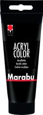 Marabu Acryl Color akrylová barva - černá 073, 100 ml