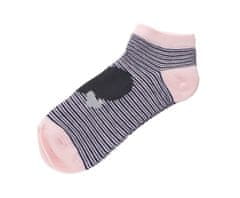 Pesail Bambusové kotníkové ponožky 3 pack různé barvy 35-38