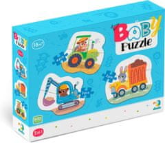 Dodo Toys Baby puzzle Doprava 3v1 (2,3,4 dílků)