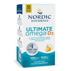 Nordic Naturals Doplňky stravy NORDIC NATURALS Ultimate Omega-d3 (60 kapslí) 3695