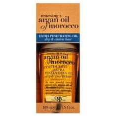 Renewing + Argan Oil of Morocco Extra Penetrating Oil olej pro lesk vlasů 100 ml