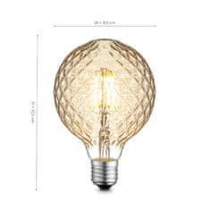 PAUL NEUHAUS LEUCHTEN DIRECT LED Filament, dekorativní Globe, 4W E27 průměr 95mm 3000K DIM 08468 LD 08468
