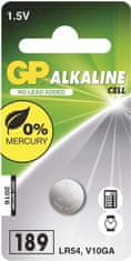 GP Batteries Alkalická knoflíková baterie GP 189F (LR54)