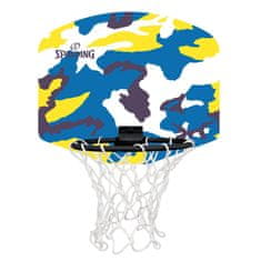 Spalding basketbalový koš s deskou Camo MicroMini