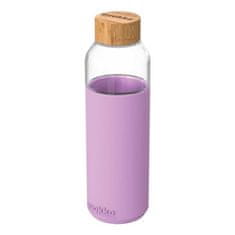 QUOKKA Flow skleněná láhev 660 ml, lilac
