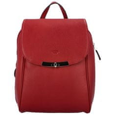 Katana Dámský kožený luxusní batoh Dave Katana, červená