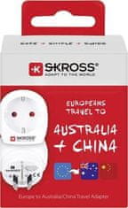Skross Cestovní adaptér Cestovní adaptér pro použití v Číně a Austrálii (436671)