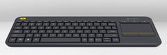 Logitech Wireless Touch Keyboard K400 Plus CZ černá (920-007151)