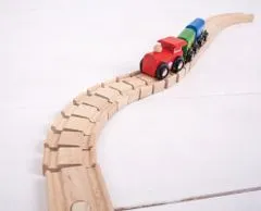Bigjigs Rail dřevěná vláčkodráha Ohebná kolej 2kusy
