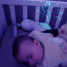 Pabobo Projektor noční oblohy s melodií zajíček Soft Plush