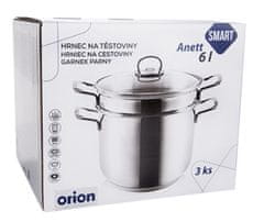 Orion Hrnec na těstoviny ANETT 6 l, 3 díly, poklice