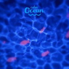 Pabobo Zklidňující projektor mořského dna s melodiemi a bílým šumem Calm Ocean Blue