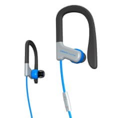 Earphones Sport 1 sluchátka s mikrofonem, modrá