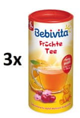 Bebivita Ovocný čaj-instantní, 3 × 200g