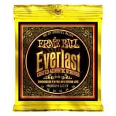 Ernie Ball 2556 Everlast 80/20 Bronze Medium Light Coated /12-54/ - " potažené " struny na akustickou kytaru