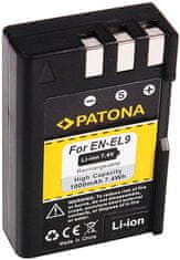 PATONA Baterie pro foto Nikon EN-EL9 1 000 mAh PT1040