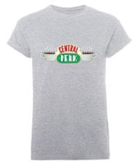 Grooters Friends Pánské tričko Přátelé - Central Perk, šedé Velikost: XL