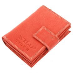Wild Kožená dámská peněženka Perla červená