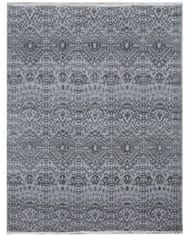 Diamond Carpets Ručně vázaný kusový koberec Diamond DC-EKT L silver/black 120x170